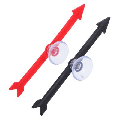 ABOOFAN 2pcs Rotating Arrow Game with Suction Cups Plastic DIY Spinner Tools for Classroom Family Gatherings and Party Games