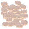 100 Blank Tokens, Wood Discs for Jewelry Decoration, Craft Supplies Decoration Maker Handmade Accessories Suitable for Kids Crafts (3cm) (4cm) (5cm) view 1