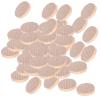 100 Blank Tokens, Wood Discs for Jewelry Decoration, Craft Supplies Decoration Maker Handmade Accessories Suitable for Kids Crafts (3cm) (4cm) (5cm) view 2