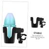 CATIEBYE 2pcs Rotatable Stroller Cup Holder for Water Bottles and Milk Bottles Clip-On Handlebar Holder for Pushchairs and Scooters Compatible Walkers and Wheelchairs view 2