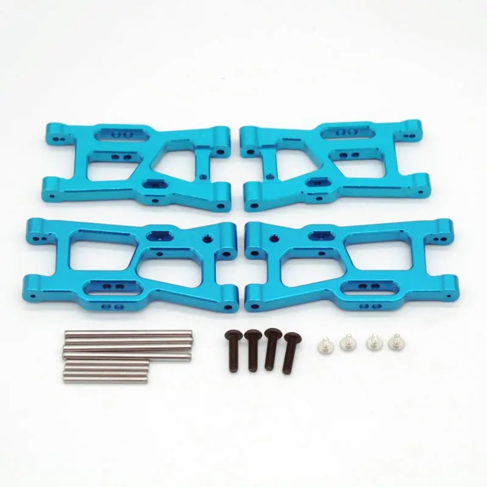 AQWBTYD RC Car Upgrade Parts for WLtoys 144001 144010 124008 124010 124007 124016 124017 124018 124019 RC Remote Control Car Metal Upgrade for Swing Arm Kit Replacement Parts(Blue)