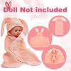 Baby Doll Accessories Magic Bottle Set - 13 Pieces Doll Feeding Pretend Playset with Disappearing Milk & Juice Bottles, Pacifiers Bowl and Bath Towel Doll Bottle Toys set Gift for Kids Girls Ages 3+ view 3