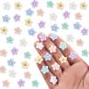 100 Pieces Tiny Flower for Dollhouse Miniatures Resin Things for Crafts Mini Flowers for Fairy Garden Micro Landscaping Decoration view 1