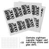 18pcs Black Glitter Dessert Cupcake Topper Pick for Funny 2000 Limited Edition Theme Decor Supplies Men Women Happy 25th Birthday Party Decoration view 3