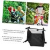 Abaodam Universal Baby Stroller Organizer Basket for Parents Stroller Bottom Storage Bag Sturdy Mesh Design Versatile Storage Solution for Baby Gear view 3