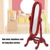 1:12 Mini Doll House Full Length Dressing Mirror Model Accessory Room Furniture Toy (Brown) view 4