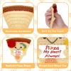 A AIFAMY Funny Positive Coffee, Emotional Crochet Doll, Cute Crochet Potato Partner Toy with Positive Card Cheer Up Funny Gag Gifts for Best Friend Birthday Women Teacher FallPizza view 3