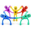 Easter Basket Stuffers for Kids Toddlers Boys 5PC Magnetic Robot Men Travel Toys Airplane Road Trip Car Travel Activities Essential Magnet Fidget Toy for Boy 3 4 5 6 Year Old Valentines Day Gifts view 1