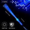 112 Pcs Blue Light Up Wand Glow Sticks Party Favors 100 Glowstick Necklaces Bracelets with Connectors 12 Fiber Optic Wand for Wedding,Neon Party,July 4th, Halloween,Christmas view 3