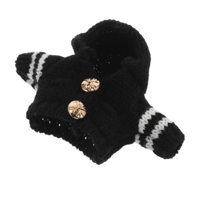 Abaodam Cute Plush Dog Sweater Replaceable Hoodie Knitted Accessory for Stuffed Animal Outfits for Dollhouse Decor and Thoughtful Special Occasions