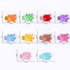 100 Pcs 1.4 x 2.1cm Small Luminous Resin Turtles Glow in The Dark Turtles Tiny Cute Figurines Mini Tortoise Statues Miniature Dollhouse Animals Micro Landscape Ornaments Decoration for Fairy Garden view 2