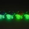 100 Pcs 1.4 x 2.1cm Small Luminous Resin Turtles Glow in The Dark Turtles Tiny Cute Figurines Mini Tortoise Statues Miniature Dollhouse Animals Micro Landscape Ornaments Decoration for Fairy Garden view 3