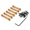 RC Upgrade Accessories for Wltoys 184011 A969 A949 A959 A979 K929 1/18 RC Car Upgrade Spare Parts Metal Linkage Pull Rod Front Rear Servo Link Tie Rod Car Accessories(Yellow) view 1