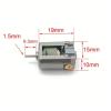 AARTERZZA Small 15mm 010 Electronic Starter DC 6V 9V 12V 15000RPM 1.5mm Shaft DIY Slot Car Rail Train Model view 2