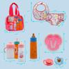 Baby Doll Accessories Magic Bottle Set - 11 Pieces Doll Feeding Pretend Playset with Disappearing Milk & Juice Bottles, Pacifiers Bowl Diaper and Bib Doll Bottle Toys set Gift for Kids Girls Ages 3+ view 2
