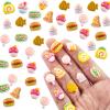 100 Pieces Tiny Food for Dollhouse Miniatures Resin Things for Crafts Mini Food for Dollhouse Mini Kitchen Micro Landscaping Decoration view 1