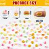 100 Pieces Tiny Food for Dollhouse Miniatures Resin Things for Crafts Mini Food for Dollhouse Mini Kitchen Micro Landscaping Decoration view 3