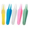 5 Pcs Nose Cleaning Tweezers, 5 Colors Baby Booger Picker with Round Head Effective Nose Picker Baby Ear Noses Navel Cleaner Clip for Babys Care view 1