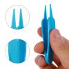 5 Pcs Nose Cleaning Tweezers, 5 Colors Baby Booger Picker with Round Head Effective Nose Picker Baby Ear Noses Navel Cleaner Clip for Babys Care view 3