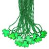 GSHLLO 12 Pcs St. Patrick's Day Party Necklaces Green Shamrock Beads Necklaces Lucky Clover Leaf Necklace Irish Party Necklace Festival Costume Accessories for Party Favors view 3