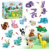 1 in 3 form transformatinon Party Favors Kids Building Blocks Sea Animals 12 Packs Party Favors BuildingSet for Birthday, Goodie Bag Stuffers,Classroom Prizes,Easter for Boys andGirls Ages 6-12 view 1