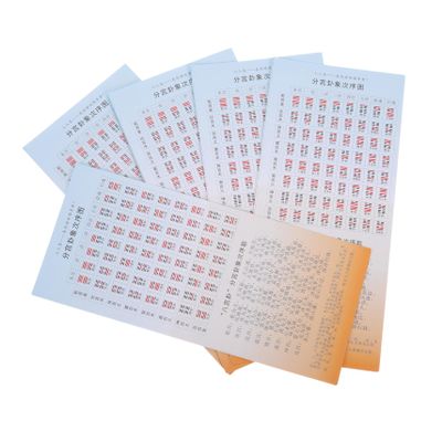 BESTonZON 5pcs i Ching Mystical Guide Book with Hexagrams for Accurate Divination Beginner-Friendly with Stunning Visuals for Readings
