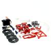FLMLF 4 Wheel Hydraulic Brake Kit Red for 1/5 HPI Baja 5b 5T SS Rovan RC CAR Parts view 1