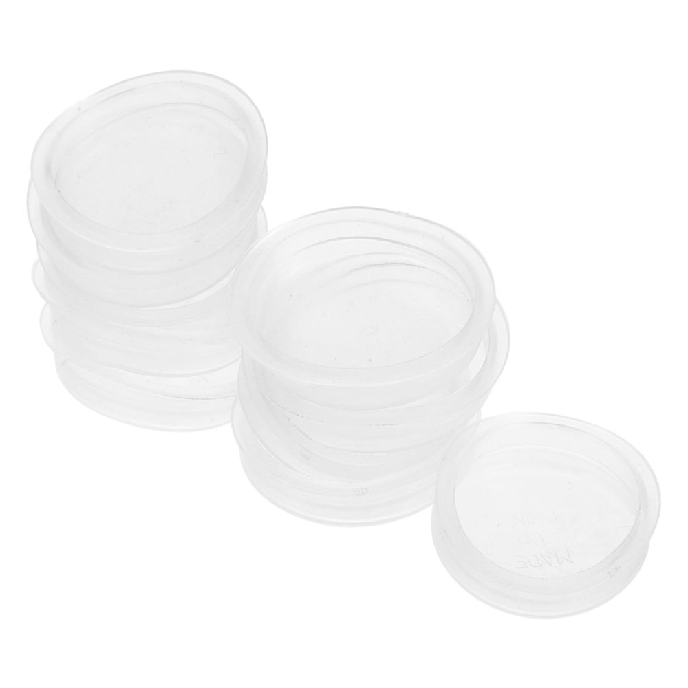 DECHOUS 10Pcs PVC Oval Piggy Bank Stoppers for Money Saving Jars Sealing Plugs for Bottom Hole Closure Rubber Covers for Secure Coin Storage and Clean Dry Contents