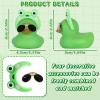 AOT Green Rubber Duck with Cute Frog Headband view 2