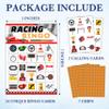 FTRZX Racing Bingo Cards, Car Race Summer Party Bingo Cards for Adults, Competition Bingo Games for Birthday Party Family Party, 24 Players Party Activity Favor Decoration Supplies, 09 view 2