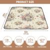 Kigai Colorful Flowers Baby Play Mat for Floor 50'' x 50'' Soft & Anti- Slip Crawling Mat Playpen Mat Waterproof Foldable Playmat for Infants, Babies, Toddlers view 3