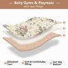 Kigai Colorful Flowers Baby Play Mat for Floor 50'' x 50'' Soft & Anti- Slip Crawling Mat Playpen Mat Waterproof Foldable Playmat for Infants, Babies, Toddlers view 4