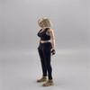 1/12 Scale Figure Clothes Yoga Outfit Clothing Costume for 6-inches Action Figure Body, 1/12 Female Sports Stretch Sportswear Tight Pants Sports Tank Top Clothes (Black Suit) view 1