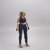 1/12 Scale Figure Clothes Yoga Outfit Clothing Costume for 6-inches Action Figure Body, 1/12 Female Sports Stretch Sportswear Tight Pants Sports Tank Top Clothes (Black Suit) view 3
