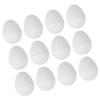 Alipis 12pcs Unfinished Paper Eggs for Easter Crafting Refillable Blank Graffiti Eggs for Painting and Decorating for Easter Goodie Bags and Family Activities view 1