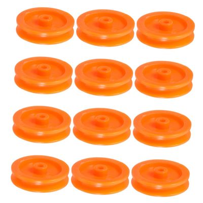 Ciieeo Diy Plastic Belt Pulley Wheel Toys Pulley Gear Part Efficient Sliding Operation