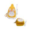 NIYANGLE Cartoon Boy Girl's Bag Little Girl Bunny Purse Fashion Sling Sling Backpack view 3