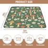 Kigai Daisy Mushroom Baby Play Mat for Floor 50'' x 50'' Soft & Anti- Slip Crawling Mat Playpen Mat Waterproof Foldable Playmat for Infants, Babies, Toddlers view 3
