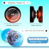 MAGICYOYO K2 Crystal Responsive Yoyos for Kids 8-12, Dual Function Professional Yoyo Pack with Finger Spin Function, Pro Yo yo with Bearing Kit, 12 Yo-yo Strings+2 Sacks (Black Orange+Black Blue) view 4