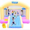 Easyair Large Bounce House for Big Kids, 14.8 x 14.5 FT Inflatable Bouncer Jumper Slide with 650W Blower, Basketball Hoop, Throw Ball Game, Ball Pits view 1
