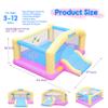 Easyair Large Bounce House for Big Kids, 14.8 x 14.5 FT Inflatable Bouncer Jumper Slide with 650W Blower, Basketball Hoop, Throw Ball Game, Ball Pits view 3