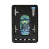 LEEFAI Pro Fingerboard Complete Set, 34x96mm Maple Deck, 4.0 Trucks, UV Print Design, Mini Finger Skateboard- Op3ra V3-Alienation view 1