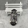 LEEFAI Pro Fingerboard Complete 34 * 96mm Maples Wood Deck,UV Printing Graphic 4.0 Trucks Regular kingpins & 5 Urethane Bearing Wheels-Op3ra V3-Bones Design view 3