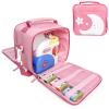 Mao Yeye Carrying Case Compatible with Little Tikes Story Dream Machine Books Starter Set, Portable Storage Bag for Story Books, Audio Play and Character with Handle and Shoulder Strap (Pink) view 1