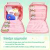 Mao Yeye Carrying Case Compatible with Little Tikes Story Dream Machine Books Starter Set, Portable Storage Bag for Story Books, Audio Play and Character with Handle and Shoulder Strap (Pink) view 3