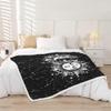 jejeloiu Boys Girls Sun and Moon Plush Blanket for Bed Sofa Couch Galaxy Sherpa Blanket Starry Sky Fleece Throw Blanket Kids Teens Bedroom Decor Baby 30"x40" view 2