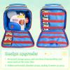 Mao Yeye Carrying Case Compatible with Little Tikes Story Dream Machine Books Starter Set, Portable Storage Bag for Story Books, Audio Play and Character with Handle and Shoulder Strap (Blue) view 3