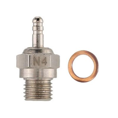 4pcs 8pcs N3 N4#3#4 Hot Spark Glow Plug Replace OS for Traxxas Kyosho HSP HPI Redcat 1/8 1/10 RC Nitro Engines Car Truck Buggy(N4 4pcs)