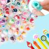 100 Pcs Mini Pencil Toppers with Capsule Toys,Cute Cartoon Pen Toppers,Filled Pencil Charms for Kids,Back to School,Student Rewards,Classroom Prizes,Gift,Vending Machine,Gumball Machine Capsules view 4
