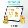 HEY CLAY Modelling Air-Dry Clay with Fun Interactive App - Modeling Clay and Crafts Set for Kids Ages 3 to 8 - Series Rainbow Unicorns, 3 cans (Brighty) view 4